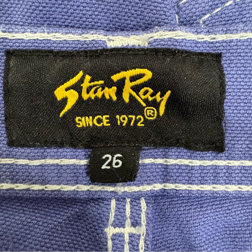 Stan Ray Men's 26 Double Knee Pant Workwear Jeans Blue Iris Purple Cotton Rare - Picture 4 of 14